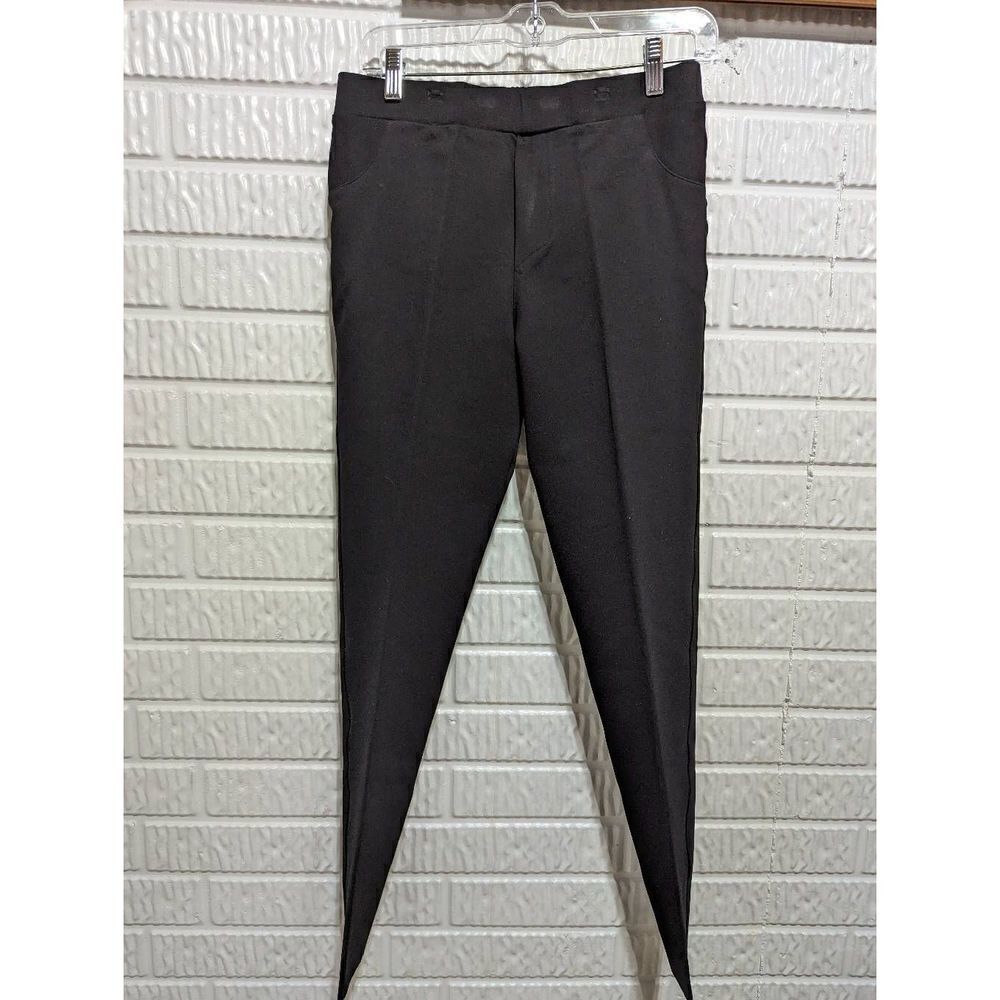 Planet by Lauren G Women's Black Fitted High Waist Scuba Knit Leggings Size 2